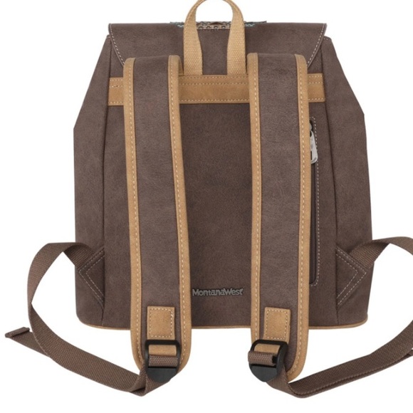 Brown Montana West Aztec Collection Backpack - Picture 2 of 2